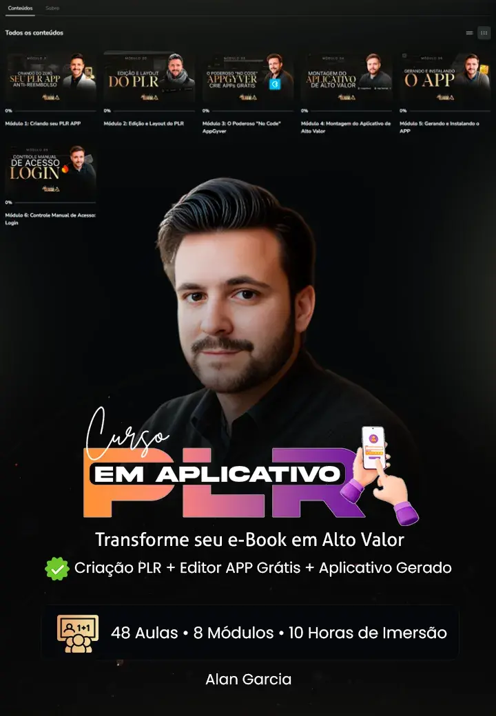 Capa Banner Hotmart Imagem Vertical PLR em APP1