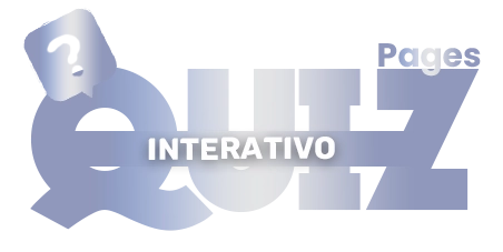 Logo Pages Quiz Interativo prata